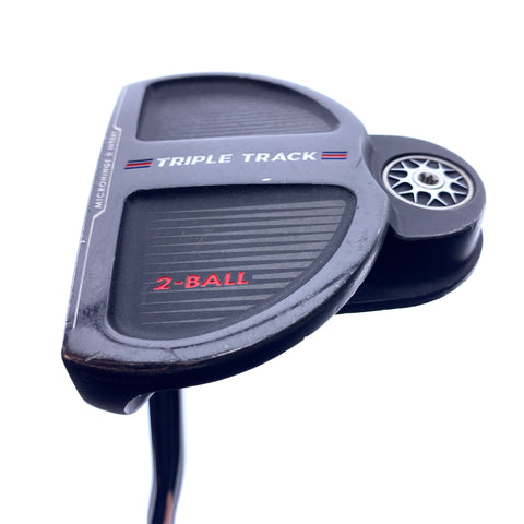 Used Odyssey Triple Track 2-Ball Putter / 34.0 Inches / Left-Handed