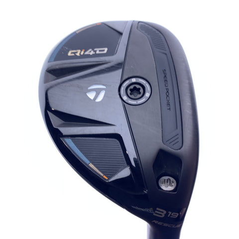 Used TaylorMade Qi4D 3 Hybrid / 19.0 Degrees / Regular Flex