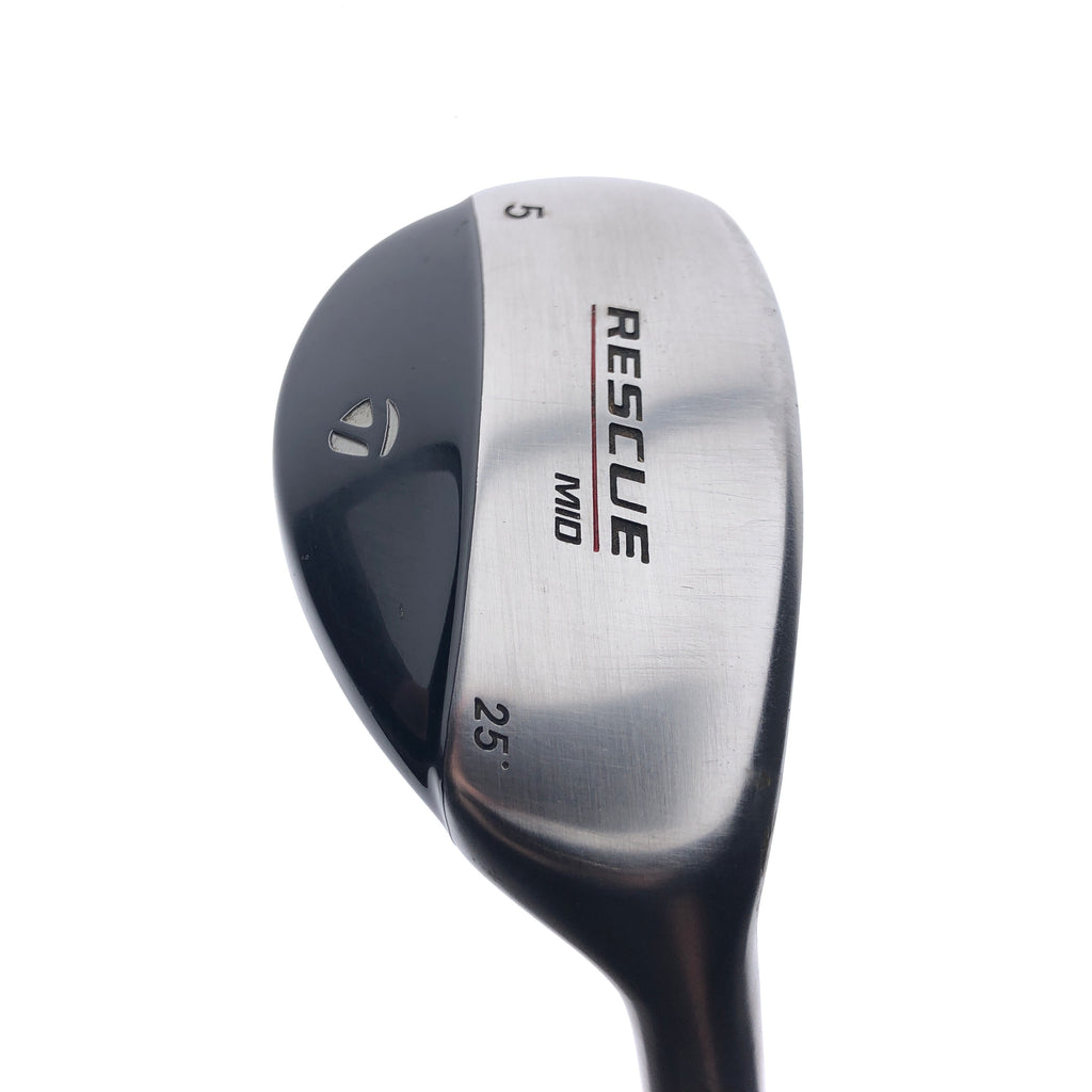 Used TaylorMade Rescue Mid 5 Hybrid / 25.0 Degrees / Regular Flex