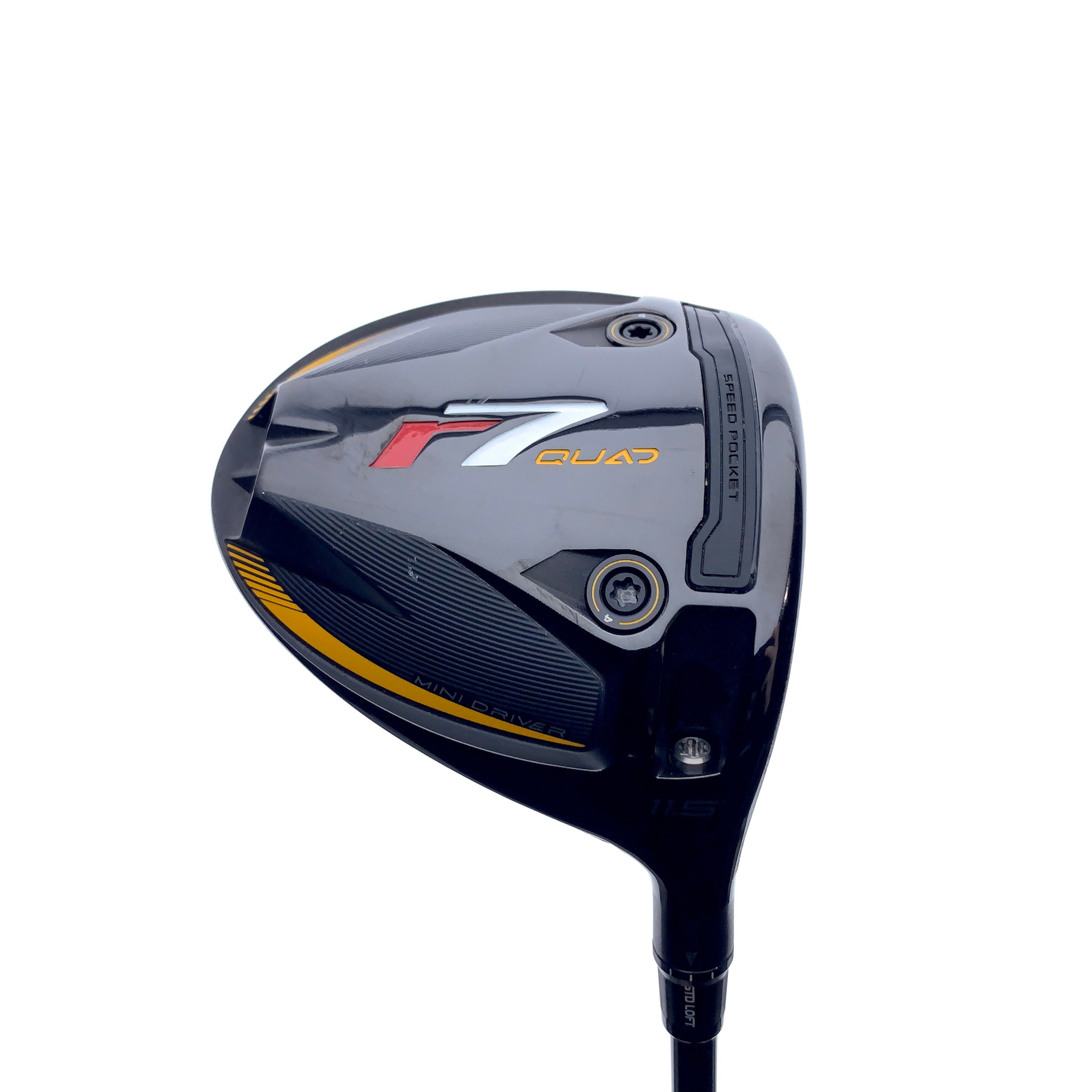 Used TaylorMade R7 Quad Mini Driver / 11.5 Degrees / Regular Flex - Replay Golf 