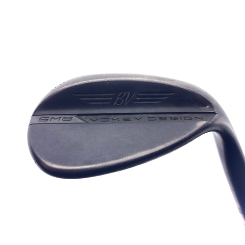 Used Titleist Vokey SM8 Jet Black Lob Wedge / 58.0 Degrees / Stiff Flex