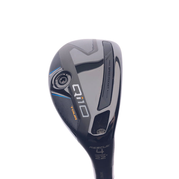 Used TaylorMade Qi10 Tour 4 Hybrid / Ventus Blue Velocore 9X / 22 Deg / X-Stiff