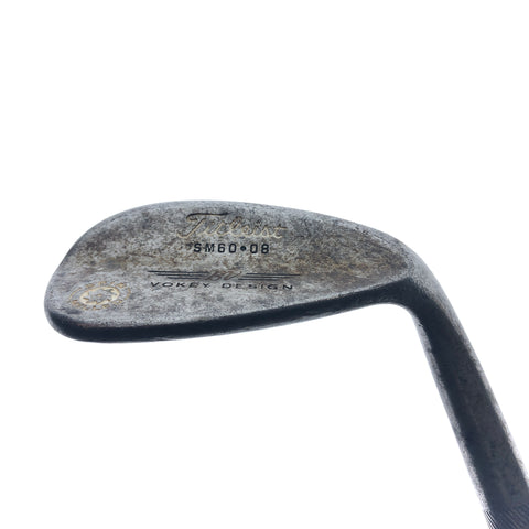 Used Titleist Vokey Spin Milled Oil Can Lob Wedge / 60.0 Degrees / Wedge Flex