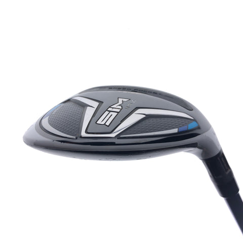 Used TaylorMade SIM Max 4 Hybrid / 22.0 Degrees / Stiff Flex