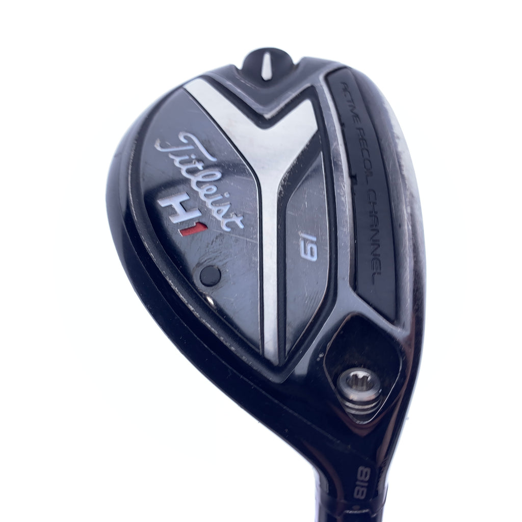 Used Titleist 818 H1 3 Hybrid / 19.0 Degrees / Stiff Flex