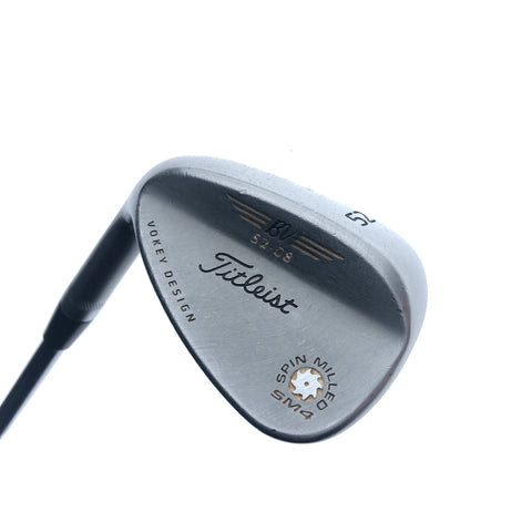 Used Titleist Vokey SM4 Chrome Gap Wedge/52.0 Degrees/Reg Flex/Left-Handed