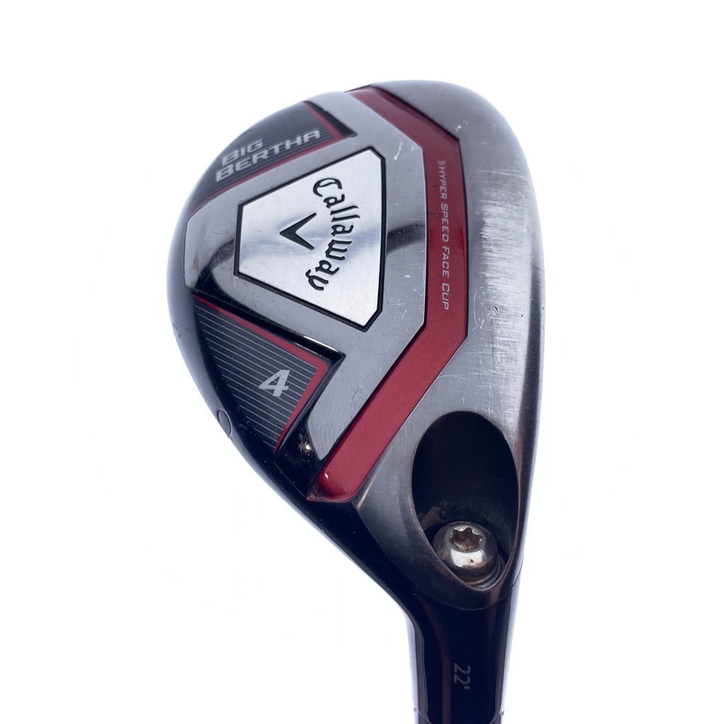 Used Callaway Big Bertha 2015 4 Hybrid / 22.0 Degrees / Lite Flex