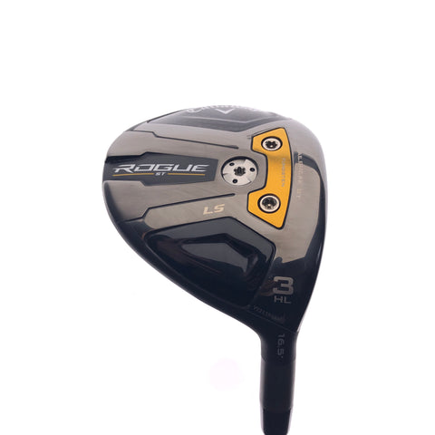 Used Callaway Rogue ST LS 3  HL Fairway Wood / 16.5 Degrees / Stiff Flex