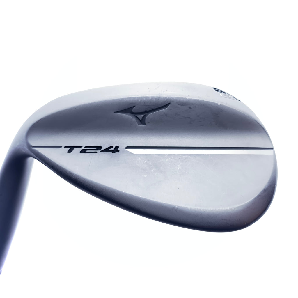 Used Mizuno T24 White Satin Lob Wedge / 60.0 Degrees / Wedge Flex / Left-Handed