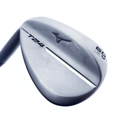 Used Mizuno T24 White Satin Lob Wedge / 60.0 Degrees / Wedge Flex / Left-Handed