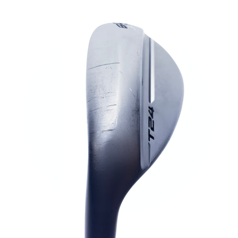 Used Mizuno T24 White Satin Lob Wedge / 60.0 Degrees / Wedge Flex / Left-Handed