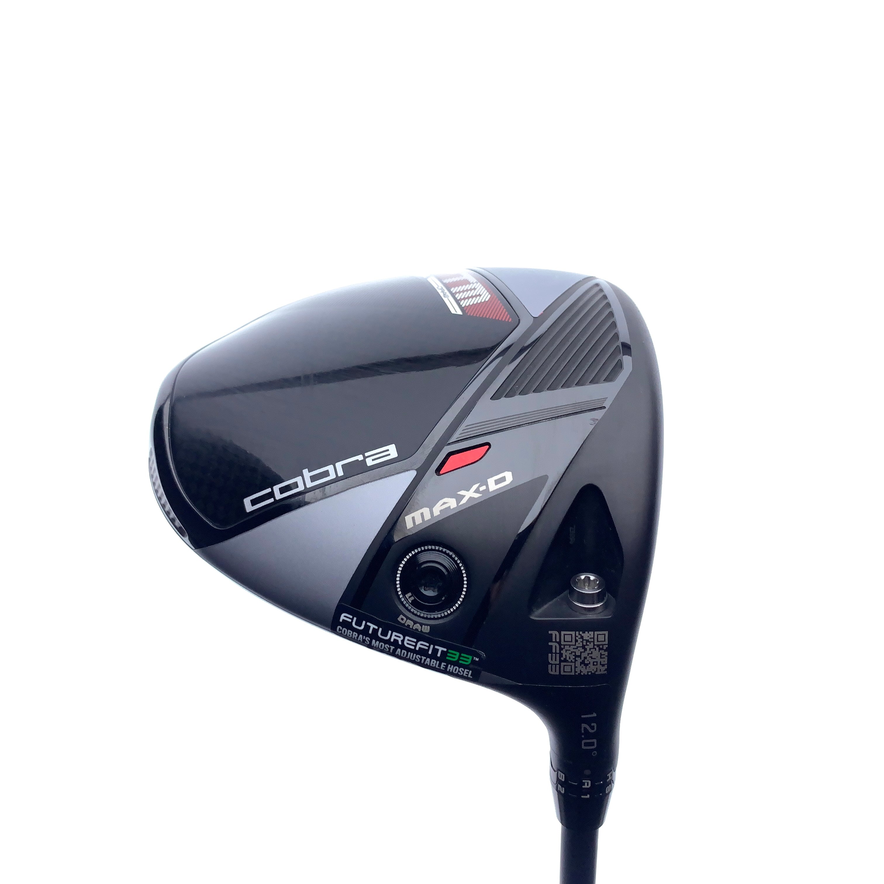 Used Cobra OPTM MAX-D Driver / 12.0 Degrees / A Flex - Replay Golf 