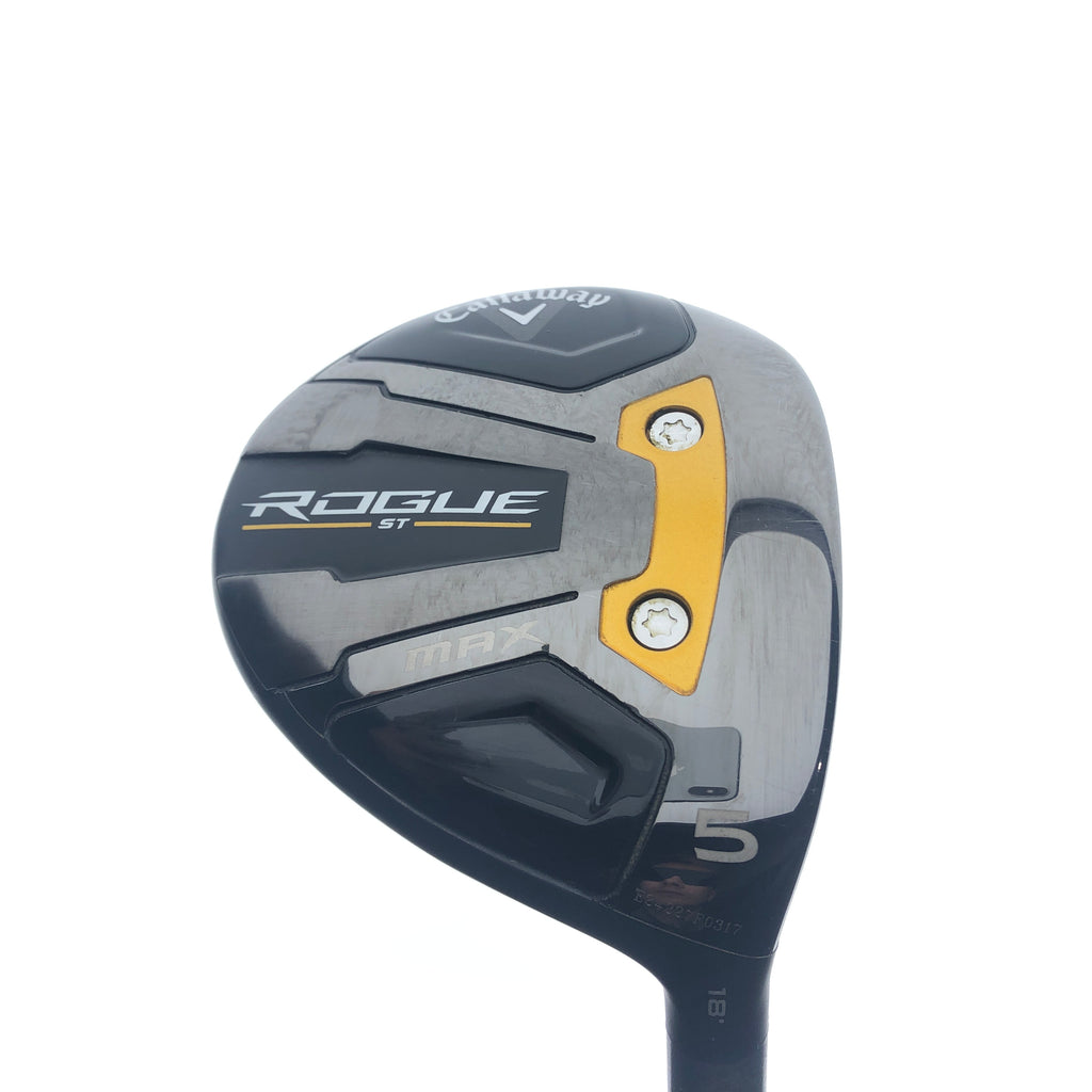 Used Callaway Rogue ST MAX 24 5 Fairway Wood / 18.0 Degrees / Stiff Flex