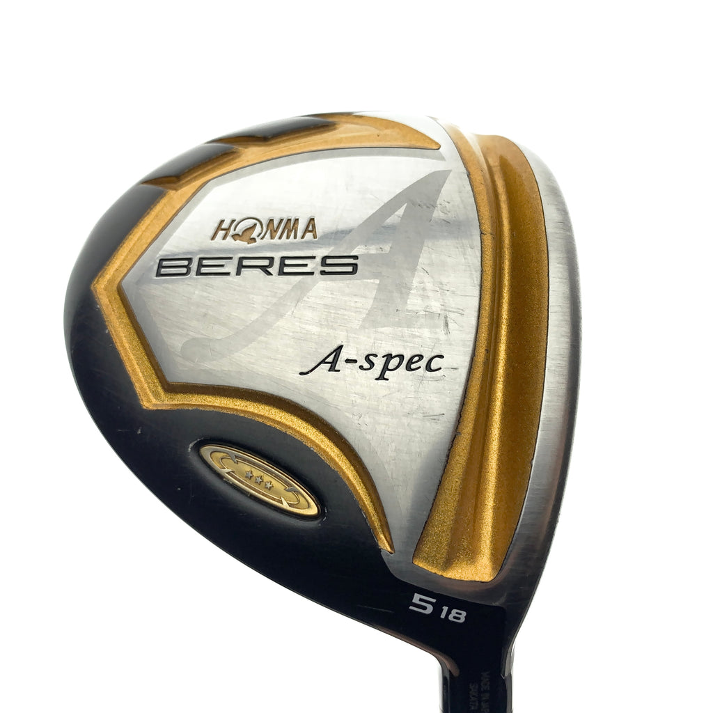 Used Honma Beres A-Spec 5 Fairway Wood / 18.0 Degrees / Regular Flex