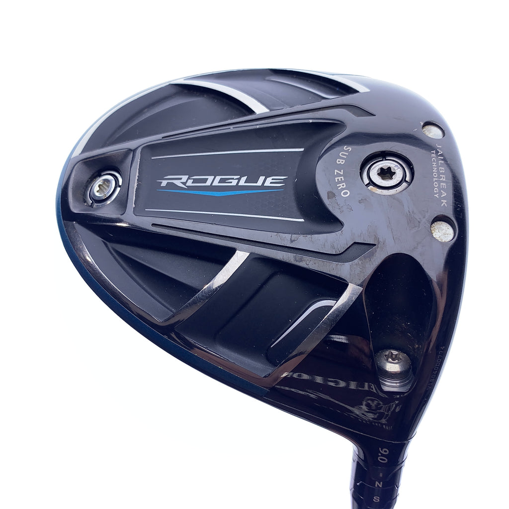 Used Callaway Rogue Sub Zero Driver / 9.0 Degrees / Stiff Flex
