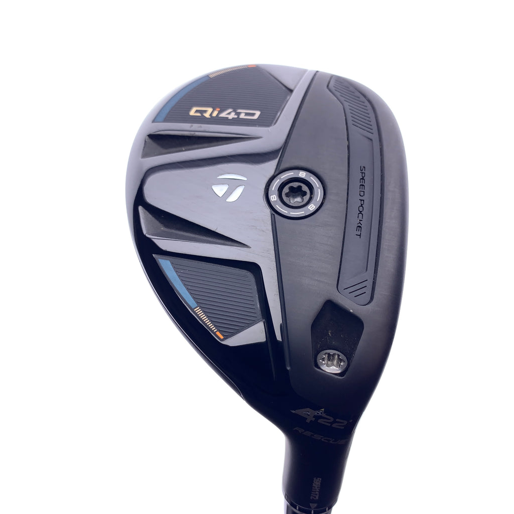 Used TaylorMade Qi4D 4 Hybrid / 22 Degrees / Regular Flex