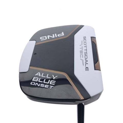Used Ping Scottsdale Tec Ally Blue Onset Putter / 34.00 Inches