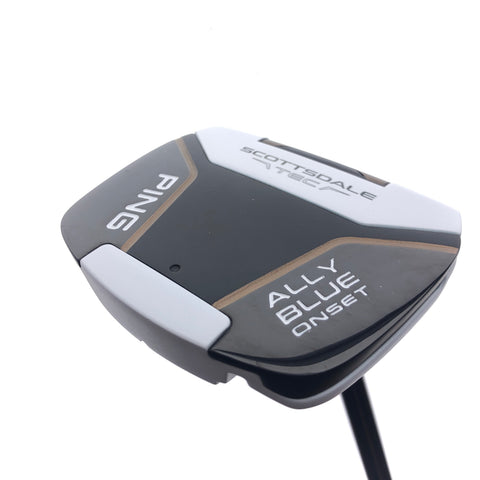 Used Ping Scottsdale Tec Ally Blue Onset Putter / 34.00 Inches