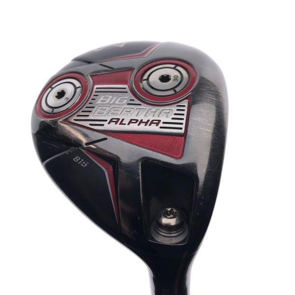 Used Callaway Big Bertha Alpha 815 5 Fairway Wood / 18 Degrees / Stiff Flex