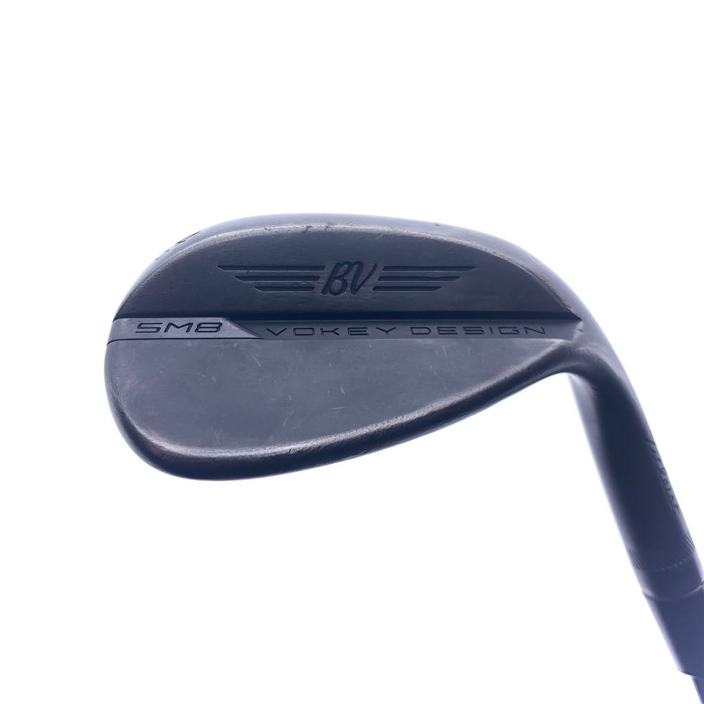 Used Titleist Vokey SM8 Jet Black Sand Wedge / 54.0 Degrees / X-Stiff Flex
