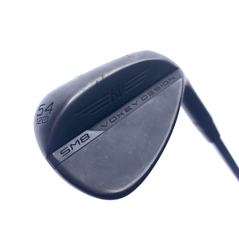 Used Titleist Vokey SM8 Jet Black Sand Wedge / 54.0 Degrees / X-Stiff Flex