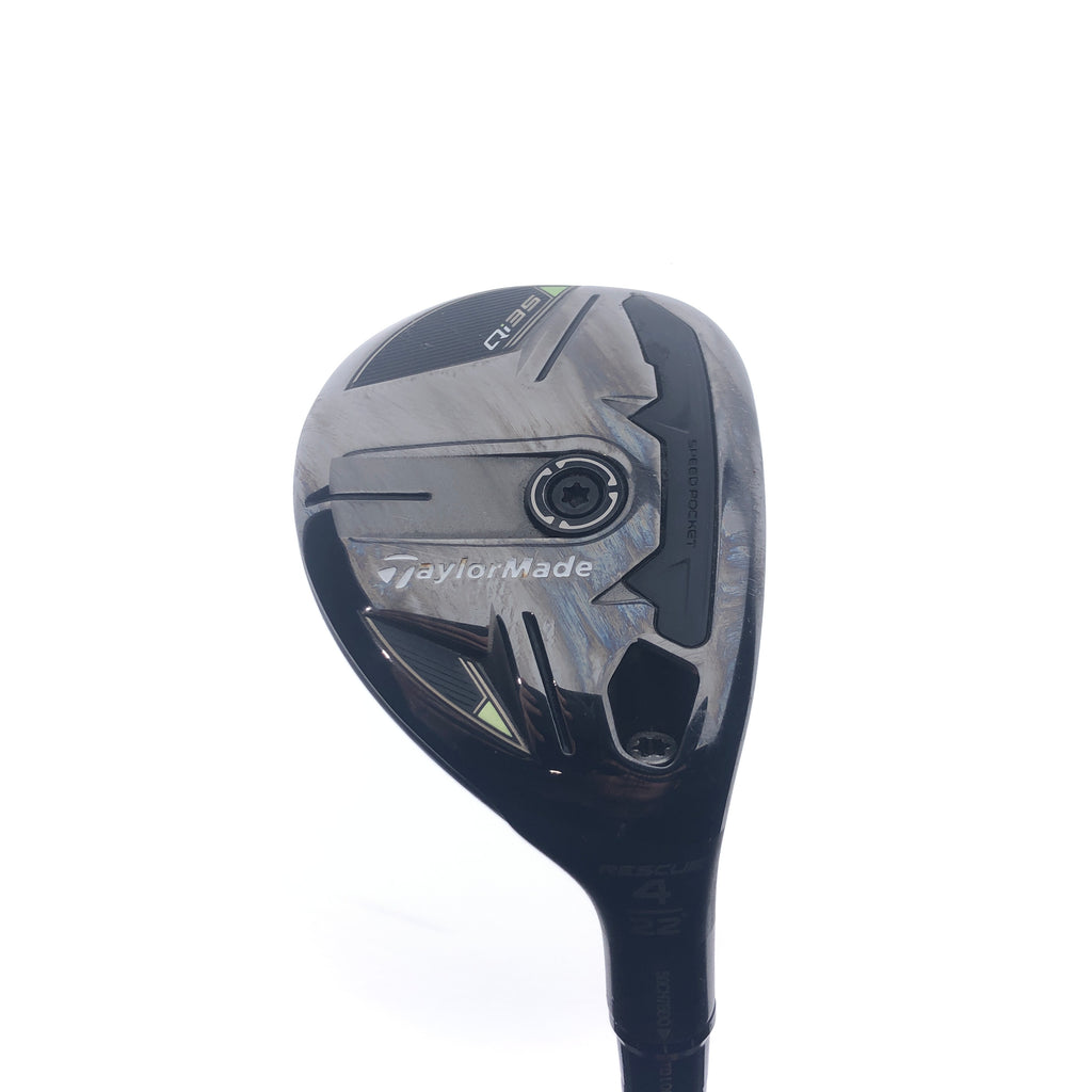 Used TaylorMade Qi35 4 Hybrid / 22.0 Degrees / Stiff Flex