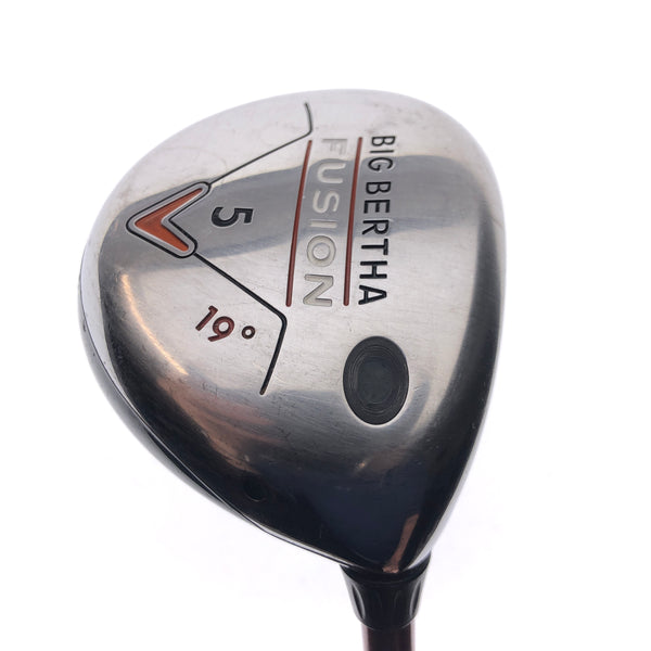 Used Callaway Big Bertha Fusion 5 Fairway Wood / 19 Degrees / Regular Flex
