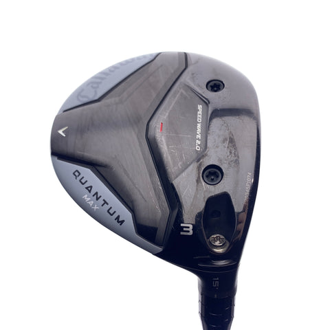 Used Callaway Quantum Max 3 Fairway Wood / 15.0 Degrees / Stiff Flex