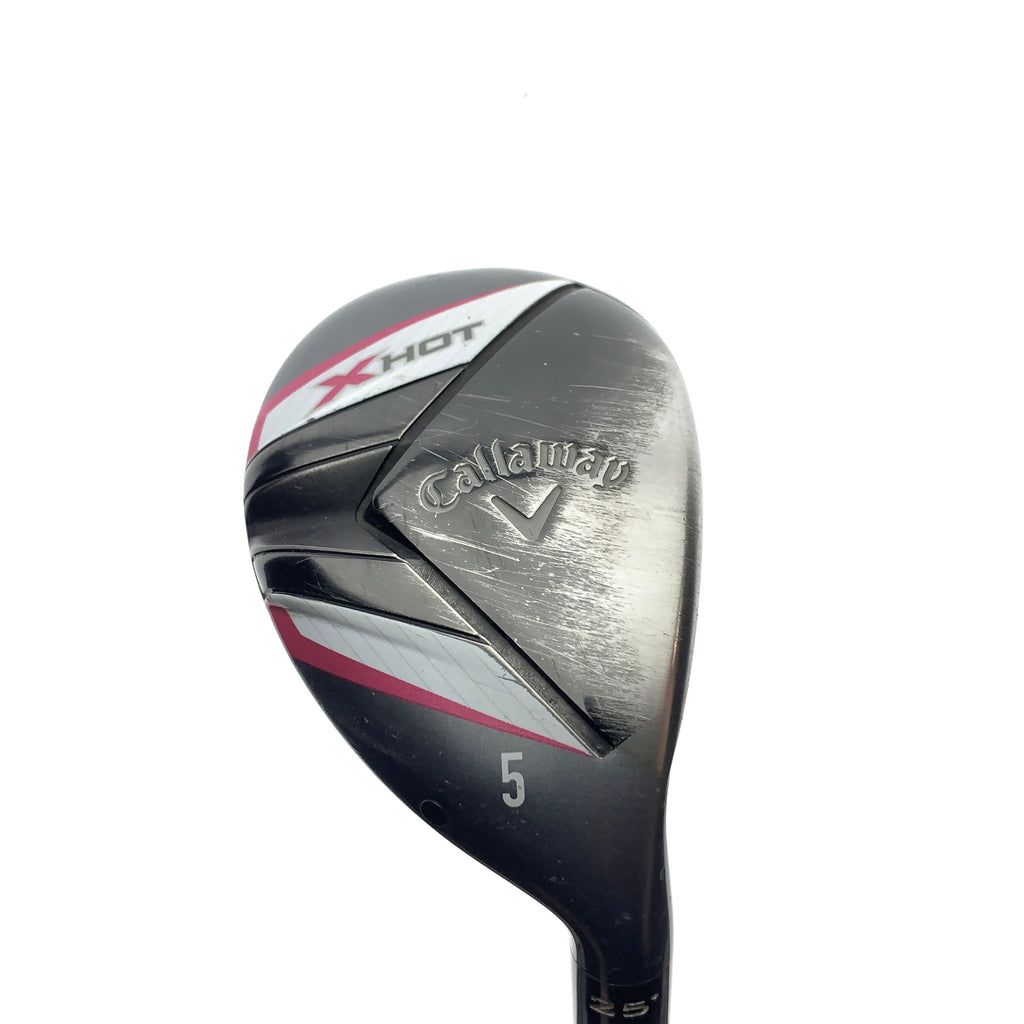 Used Callaway X Hot 2013 5 Hybrid / 25.0 Degrees / Ladies Flex