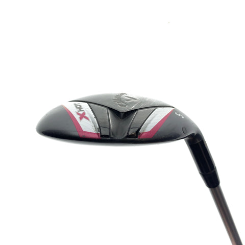 Used Callaway X Hot 2013 5 Hybrid / 25.0 Degrees / Ladies Flex