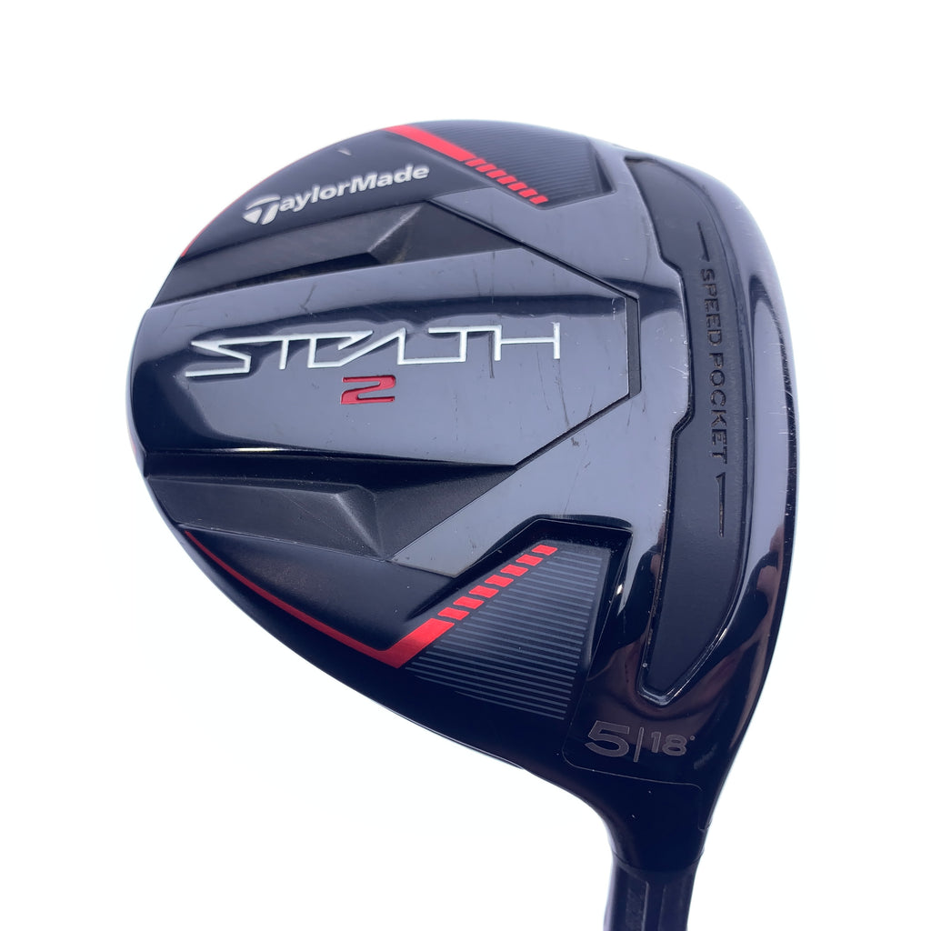 Used TaylorMade Stealth 2 5 Fairway Wood / 18 Degrees / Regular Flex