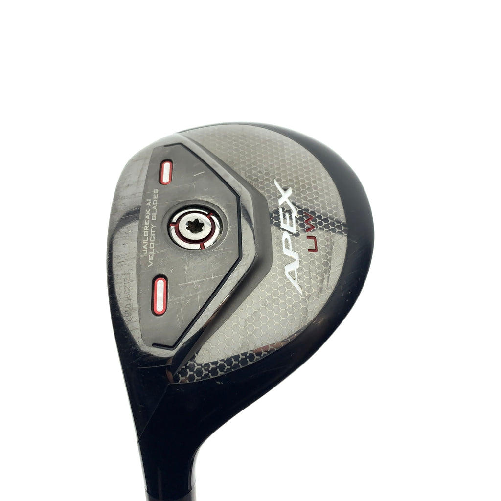 Used Callaway Apex UW 2022 3 Hybrid / 19.0 Degrees / Stiff Flex / Left-Handed