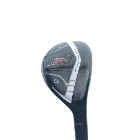 Used Callaway X2 Hot 5 Hybrid / 25.0 Degrees / Ladies Flex
