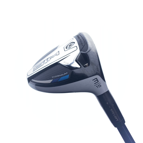 Used TaylorMade SIM Titanium 3 Fairway Wood / 15.0 Degrees / X-Stiff Flex