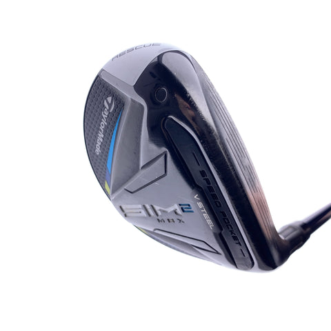 Used TaylorMade Sim2 Max Rescue 3 Hybrid / 19 Degrees / Stiff Flex