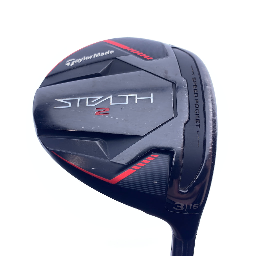 Used TaylorMade Stealth 2 3 Fairway Wood / 15 Degrees / Stiff Flex