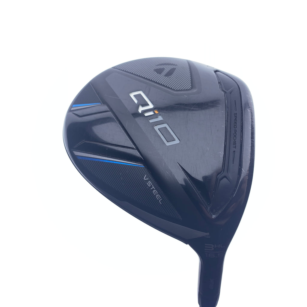 Used TaylorMade Qi10 3  HL Fairway Wood / 16.5 Degrees / X-Stiff Flex