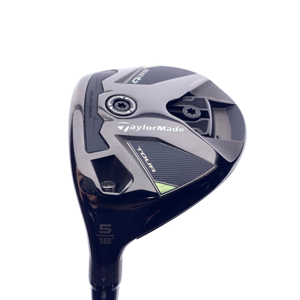 Used TaylorMade Qi35 Tour 5 Fairway Wood / 18 Degrees / Stiff Flex / Left-Handed