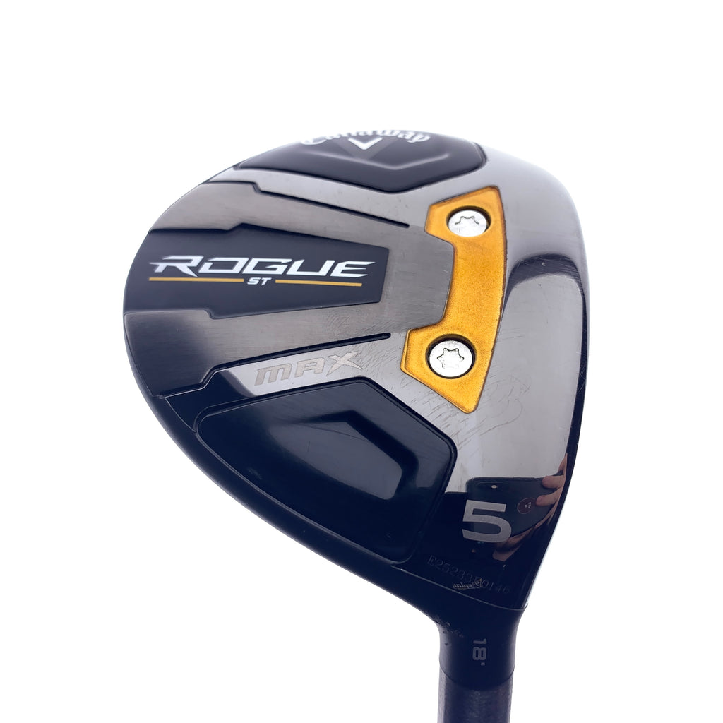 Used Callaway Rogue ST MAX 5 Fairway Wood / 18 Degrees / Regular Flex