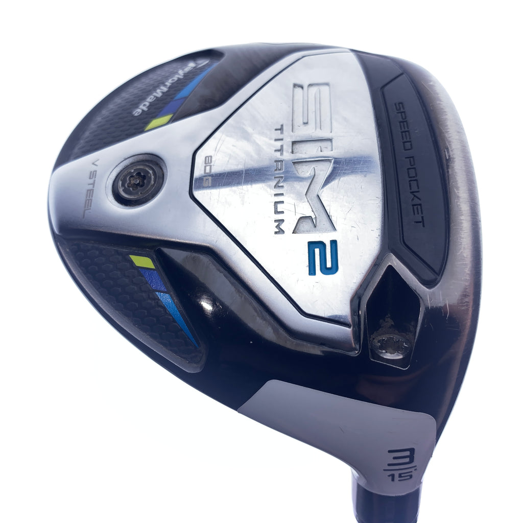 Used TaylorMade Sim2 Titanium 3 Fairway Wood / 15.0 Degrees / X-Stiff Flex