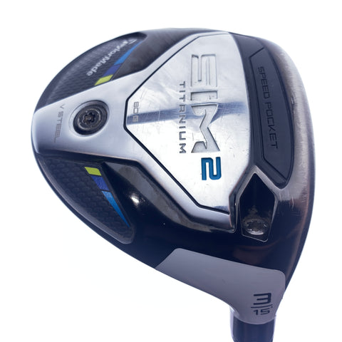 Used TaylorMade Sim2 Titanium 3 Fairway Wood / 15.0 Degrees / X-Stiff Flex