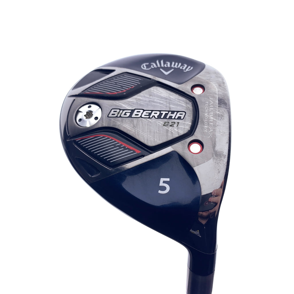Used Callaway Big Bertha B21 5 Fairway Wood / 18 Degrees / Stiff Flex