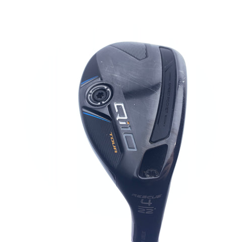 Used TaylorMade Qi10 Tour 4 Hybrid / 22.0 Degrees / X-Stiff Flex