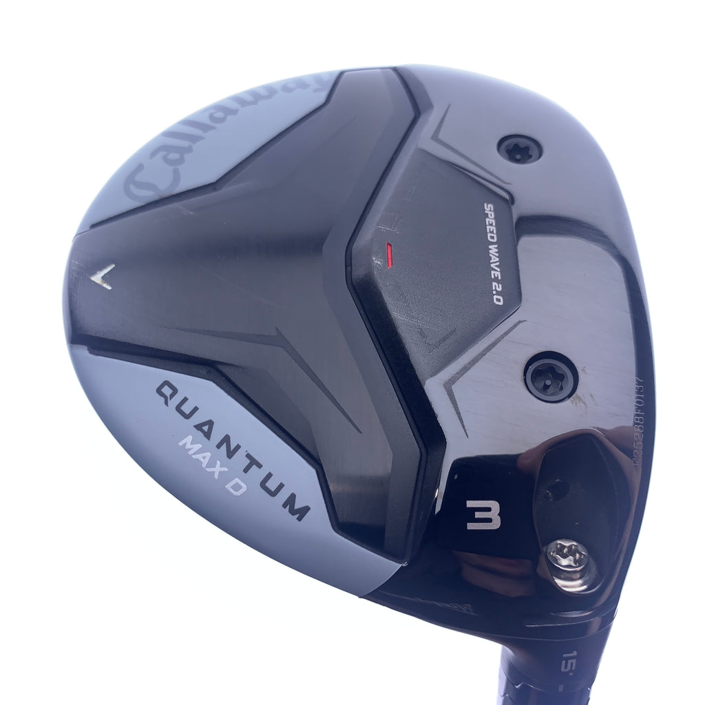 Used Callaway Quantum Max D 3 Fairway Wood / 15.0 Degrees / Stiff Flex