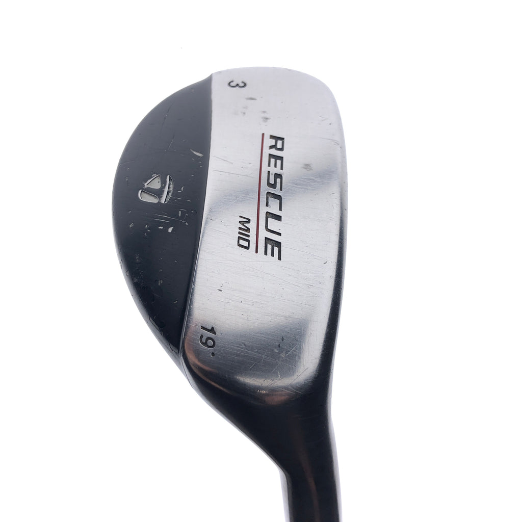 Used TaylorMade Rescue Mid 3 Hybrid / 19.0 Degrees / Regular Flex