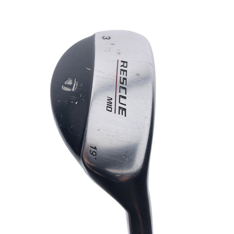 Used TaylorMade Rescue Mid 3 Hybrid / 19.0 Degrees / Regular Flex