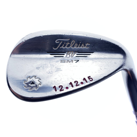 Used Titleist Vokey SM7 Tour Chrome Sand Wedge / 54.0 Degrees / Wedge Flex