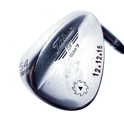 Used Titleist Vokey SM7 Tour Chrome Sand Wedge / 54.0 Degrees / Wedge Flex