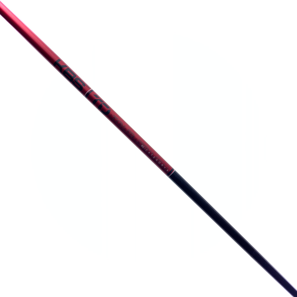 Used KBS TD 60 Category 5 TX Driver Shaft / TX Flex / TaylorMade Gen 2 Adapter