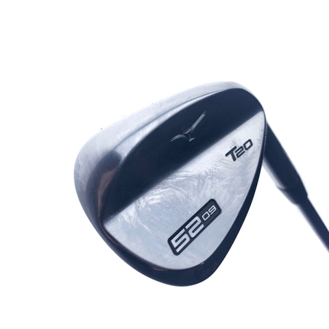 Used Mizuno T20 Satin Chrome Gap Wedge / 52.0 Degrees / Regular Flex